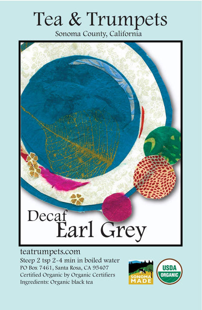 USDA Organic Decaf Earl Grey Loose Leaf Tea - 4 oz