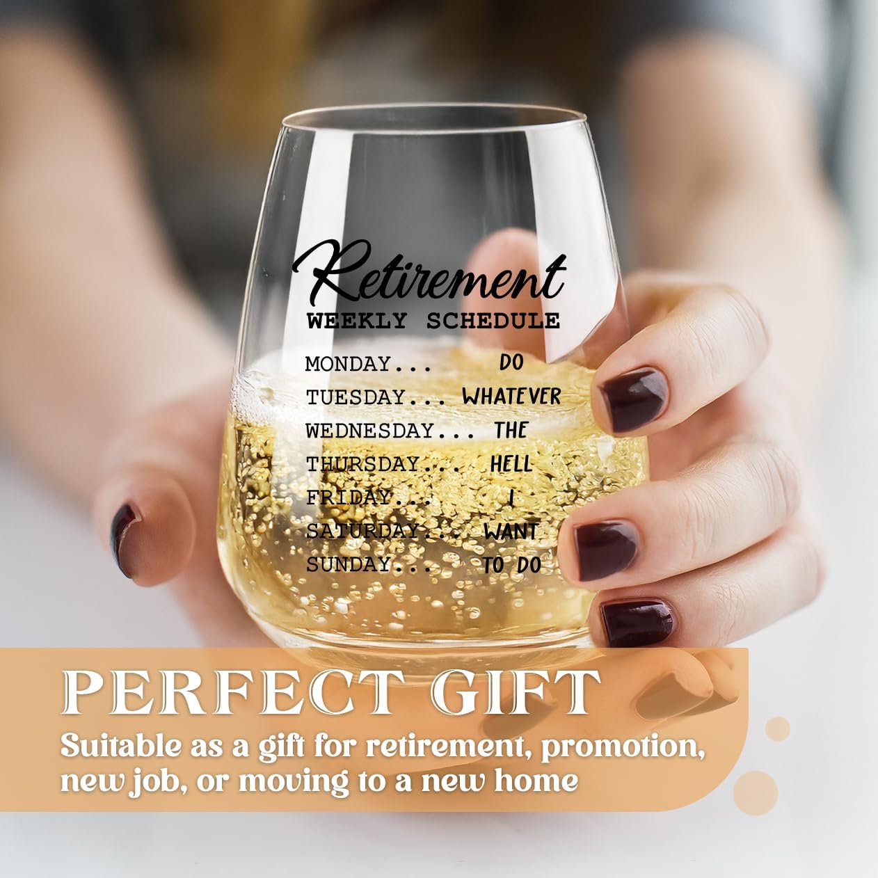 Retirement Gifts for Women Men, Funny Retirement Wine Glass and Wine Bag Set, Best Retired Gifts for Friends Cowkers Doctors Nurses Teachers Boss-PAIRS WELL WITH RETIREMENT