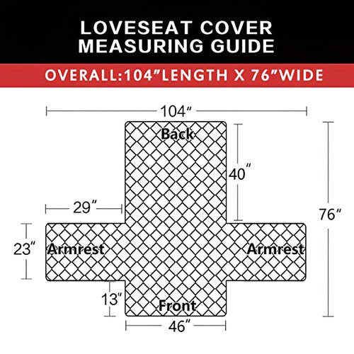 Easy-Going Reversible Loveseat Couch Cover for 2 Cushion Couch Sofa Cover for Dogs Water Resistant Furniture Protector with Foam Sticks Elastic Straps for Pet (Loveseat, Light Gray/Light Gray)