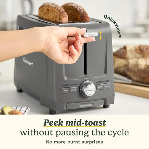 Cuisinart Core Collection 2-Slice Toaster - Extra-Long Slots for Artisan Bread | Bagel Setting & High-Lift Quickview™