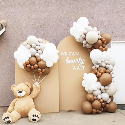 Voircoloria Brown Balloons - 12-Inch Latex Balloons for Graduation, Weddings & Parties | 66-Pack