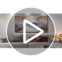 Birch Tree Forest Wall Art - Framed Landscape Canvas for Living Room 20x40 Inches - Variation of Birch Tree Wall Art / 40L x 20W