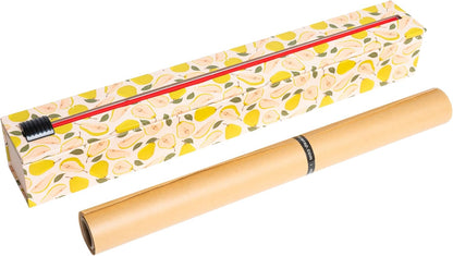 ChicWrap Parchment Paper Dispenser - Unbleached 15"x 33' Roll for Baking & Cooking | Reusable with Slide Cutter