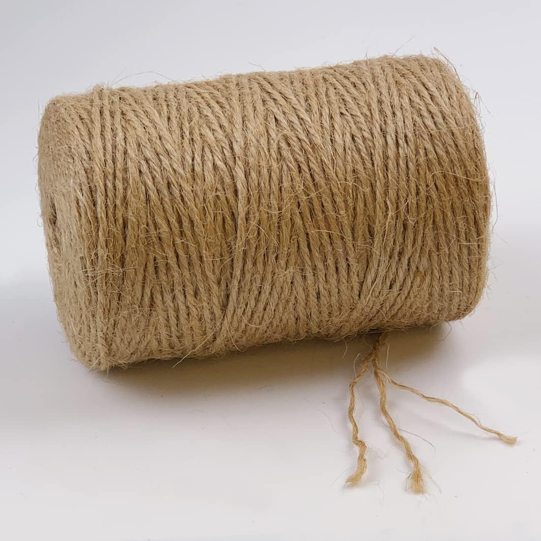 PerkHomy Natural Jute Twine - 600 Feet Long Craft String for Gift Wrapping & Gardening (Brown, 2mm)