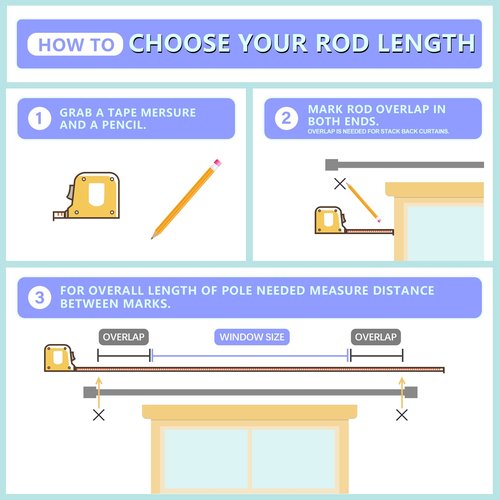 Byondeth Curtain Rods for Windows 16 to 28 Inches Adjustable Length 1 Inch Diameter Window Curtain Rod with Aluminium Finials, Gold