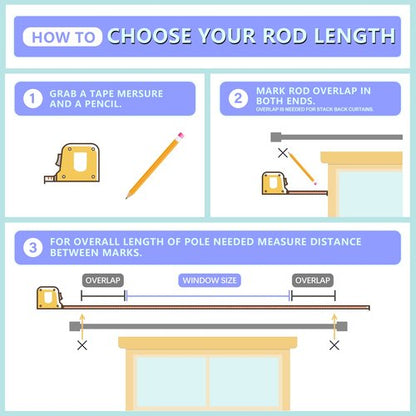 Byondeth Curtain Rods for Windows 16 to 28 Inches Adjustable Length 1 Inch Diameter Window Curtain Rod with Aluminium Finials, Gold