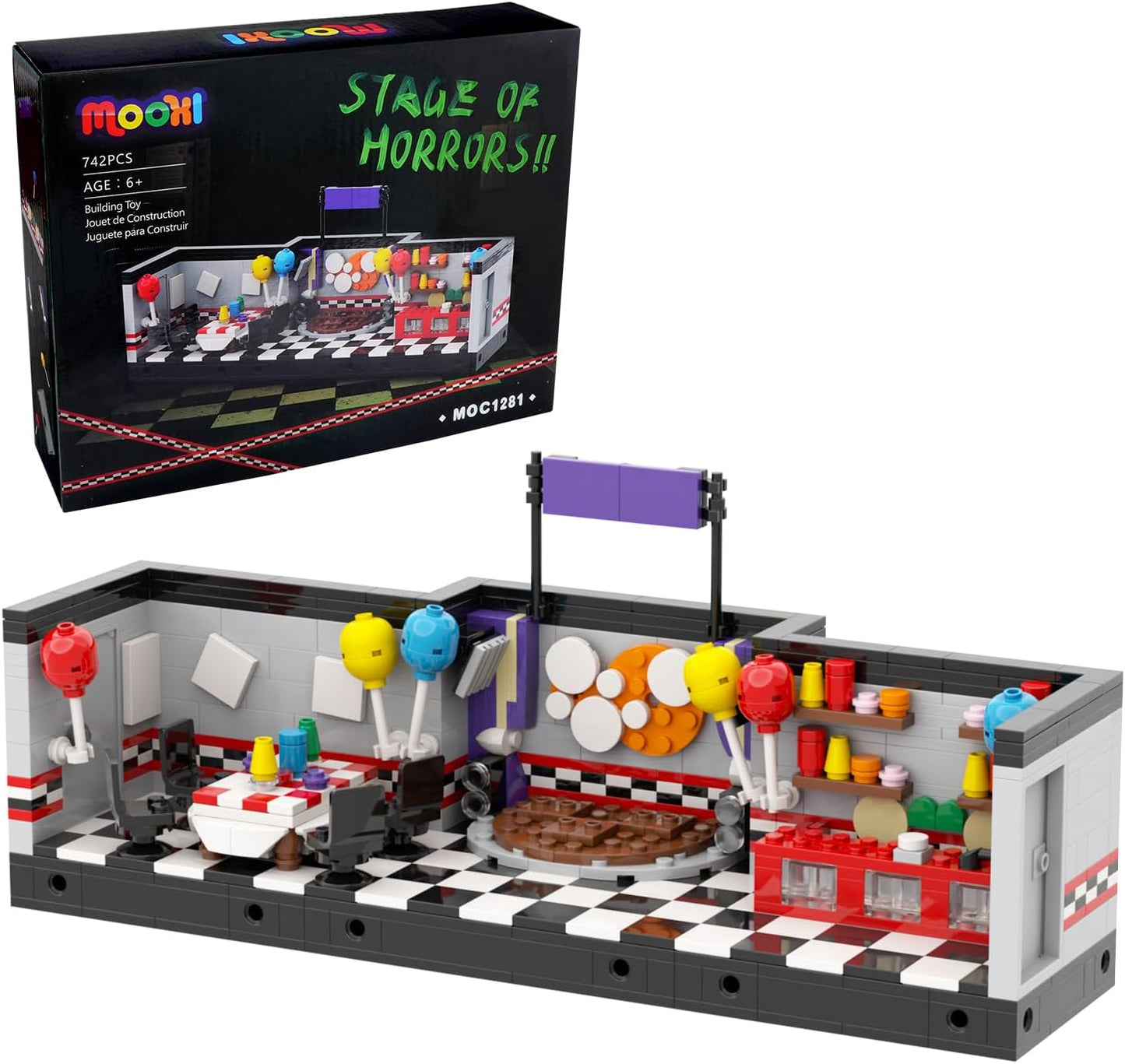 Skiennix Five Nights Building Blocks Set - Classic Horror Game Toy for Kids | 745 Pieces