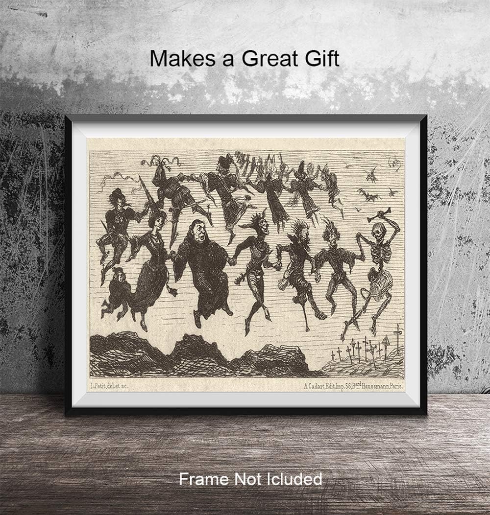 Regine Switzerland Witches Decor | Gothic Wall Art for Pagan and Wiccan Homes - Unframed Print
