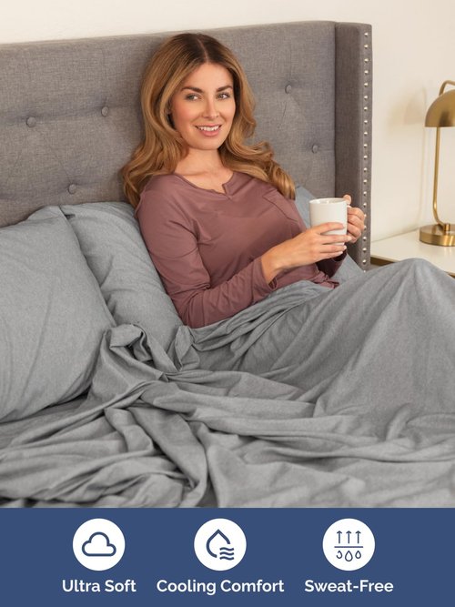 Extra Deep Twin Sheet Set - 4 Piece Breathable and Cooling Sheets - Hotel Luxury Bedding for Women, Men, Kids & Teens - Easy & Secure Fit - Soft and Wrinkle Free - Extra Deep Pockets - Heathered Grey