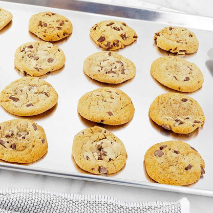Restaurantware Met Lux Heavy-Duty Baking Sheet - 18 x 26 Inch Aluminum Cookie Sheet for Even Baking