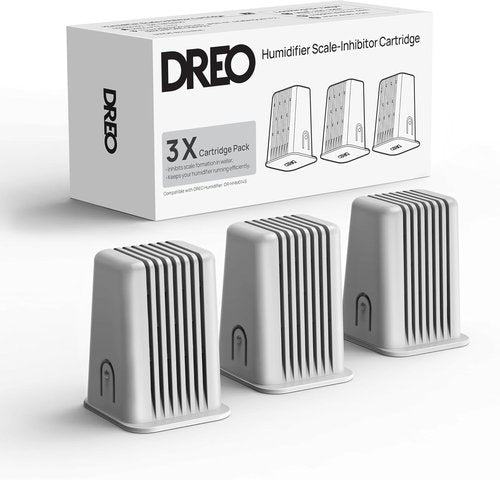 DREO Scale-Inhibitor Cartridge 3-Pack | Enhance Water Quality & Healthier Mist for DREO 774S Humidifier