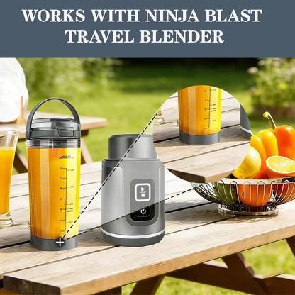 Ninja - Blade Cover and Vessel Cap Set - Leakproof Replacement Accessories for BC100 & BC151 | Dishwasher-Safe, Black