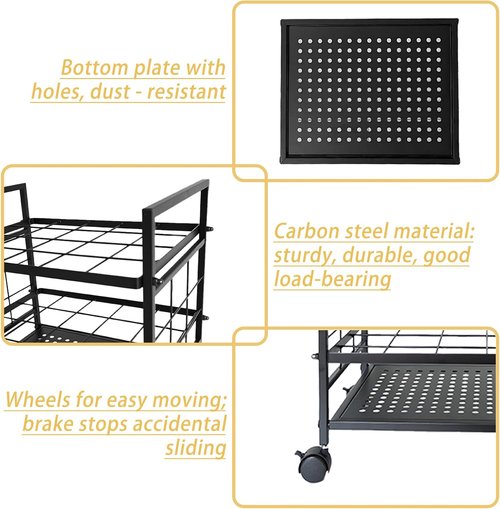Blueprint Organizer - 20-Slot Rolling Cart for Maps, Posters & Plans | Mobile Storage Solution for Home & Office