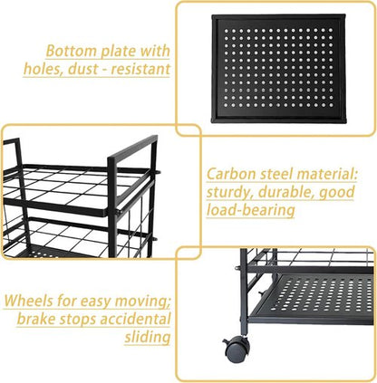 Blueprint Organizer - 20-Slot Rolling Cart for Maps, Posters & Plans | Mobile Storage Solution for Home & Office