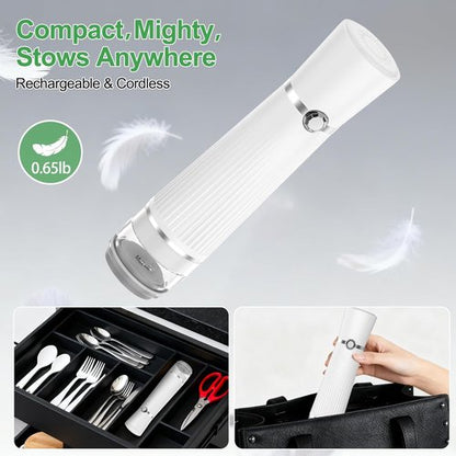 KITHELP Vacuum Sealer - Compact Food Saver Machine with 30 Reusable Bags for Preservation