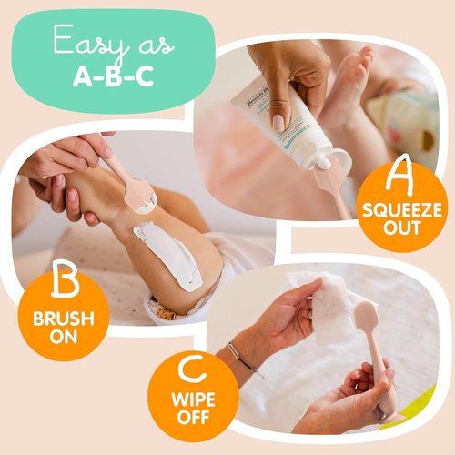 Bumco Diaper Cream Spatula - BPA-Free Soft Applicator for Easy Diaper Cream Application | Mom-Invented Design