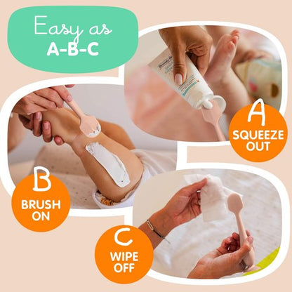 Bumco Diaper Cream Spatula - BPA-Free Diaper Bag Essentials, Soft Butt Spatula Baby, Mom-Invented Butt Paste Spatula, Bumco Diaper Cream Spatula, Flexible Diaper Cream Applicator, Baby Bum Brush
