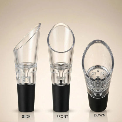 Wine Accessory With Aerator Pourer (2-pack),Premium Decanter Spout With Filter,Improve Taste and Smell Immediately,Perfect Wine Gift(2PCS)