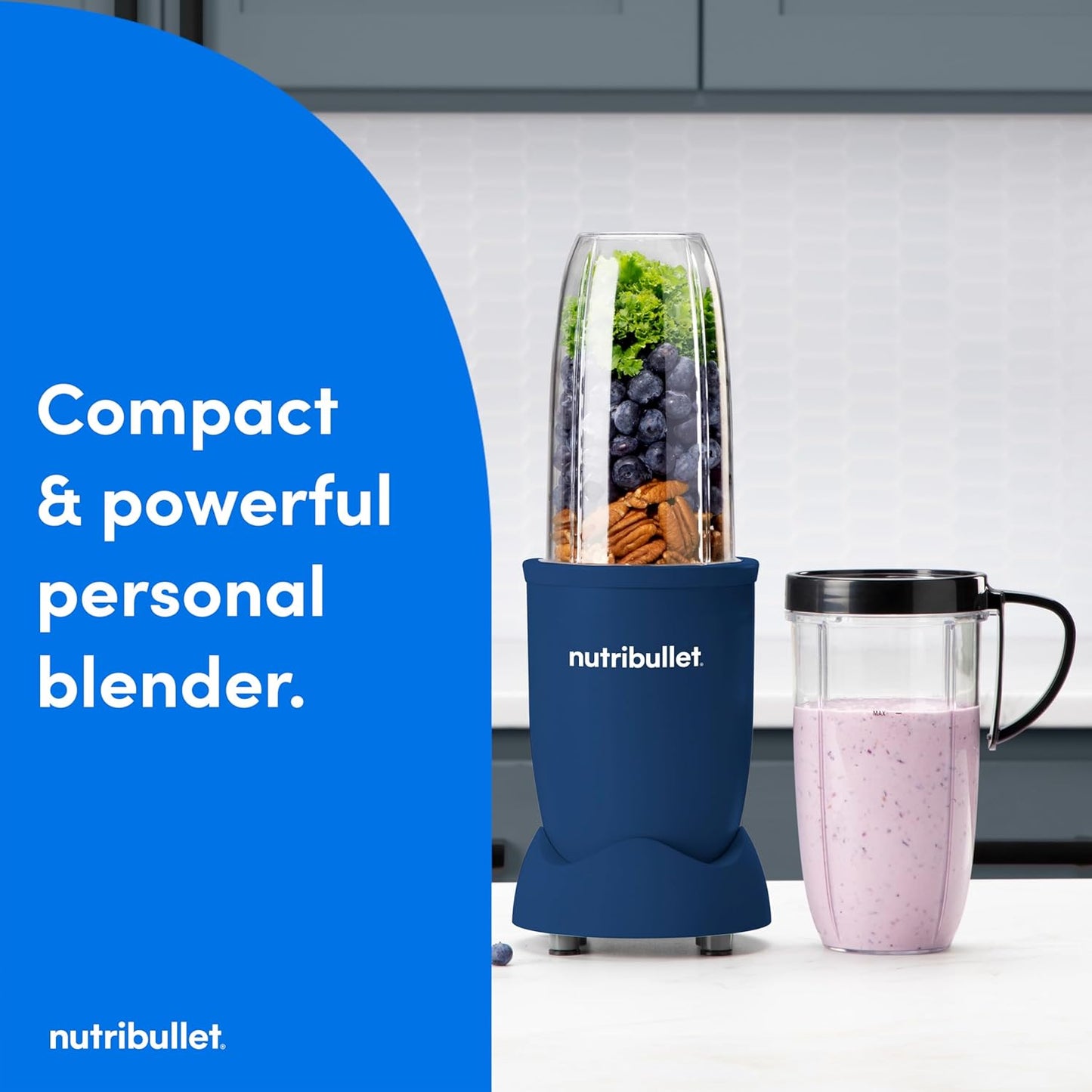 Nutribullet® Pro Nutrient Extractor - 900W Power for Smoothies & Juices | Matte Indigo Finish
