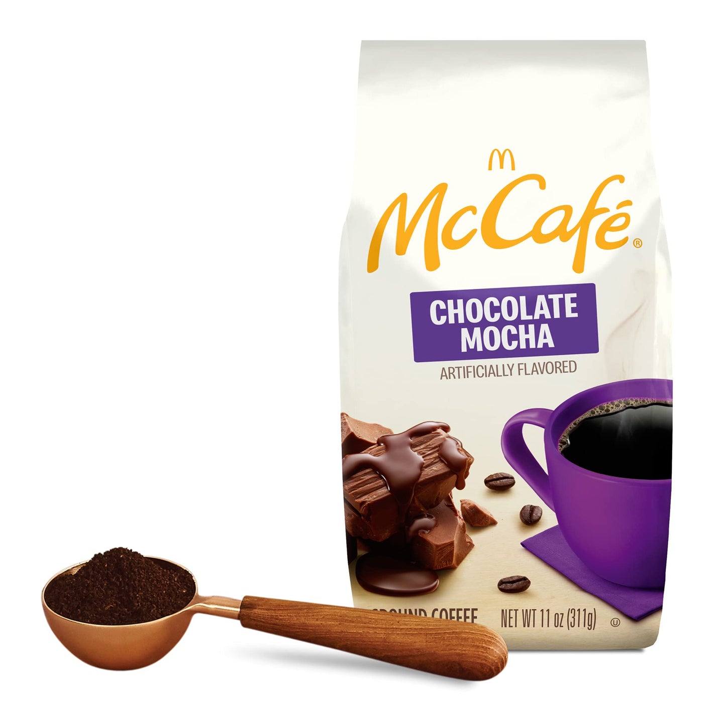 McCafe Chocolate Mocha, Ground Coffee, Flavored, 11oz. Bagged