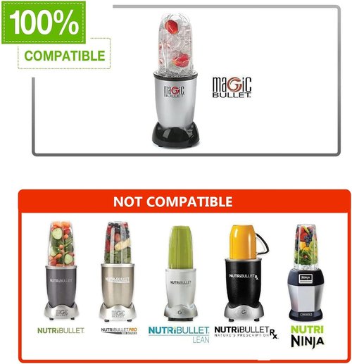 Magic Bullet Replacement Parts - Premium Blender Accessories Set for 250W MB1001 Series