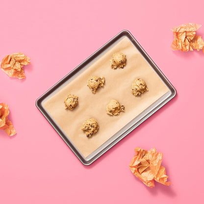 Parchment Paper by For Good | 24 Pre-Cut Half Sheets - Unbleached, Non-Toxic & Oven-Safe