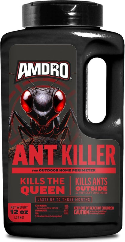 Amdro Ant Killer - Effective Outdoor Perimeter Solution | 12oz Size for Maximum Coverage