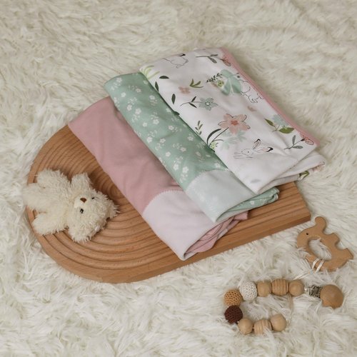 Baby Swaddle Sleep Sacks 3-Pack, Newborn Organic Cotton Swaddle Wraps with Adjustable Wings, Breathable Swaddling Blankets for 0–3 Months, Soft Infant Sleep Essentials