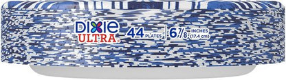 Dixie Ultra Small Paper Plates - Heavy Duty, Microwave-Safe & Soak-Proof | 6 7/8" Inch, 44 Count