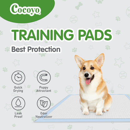 COCOYO Dog Training Pads - Super Absorbent XXXL Size (30" x 45") | 30 Count Giant Pee Pads
