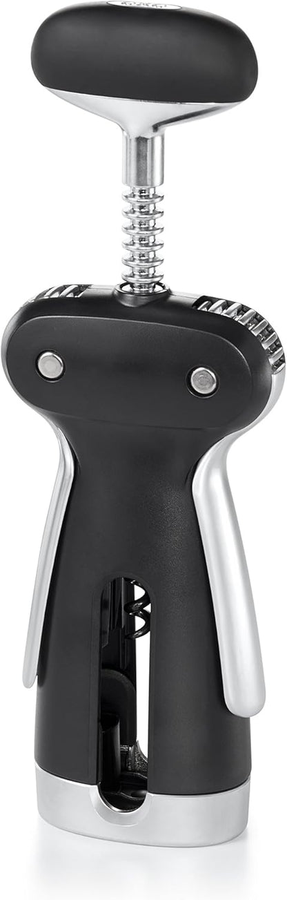 OXO SteeL Winged Corkscrew with Removable Foil Cutter