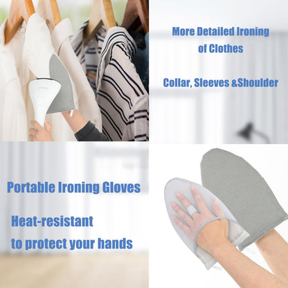 Steamer Board for Clothes With Ironing Glove, 35"17.5" Hanging Ironing Pad, Steam Iron Stand With Pad for Steaming Clothes