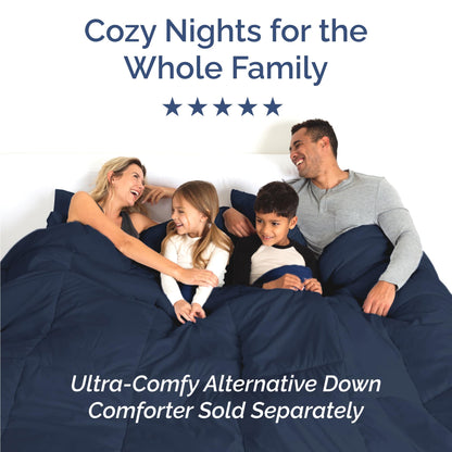 Twin Size 3 Piece Sheet Set - Comfy Breathable & Cooling Bed Sheets Set - Hotel Luxury Bedding for Women, Men, Kids, Teens, Boys & Girls - Deep Pockets, Ultra-Soft, Wrinkle Free - Oeko-Tex - Navy Blue