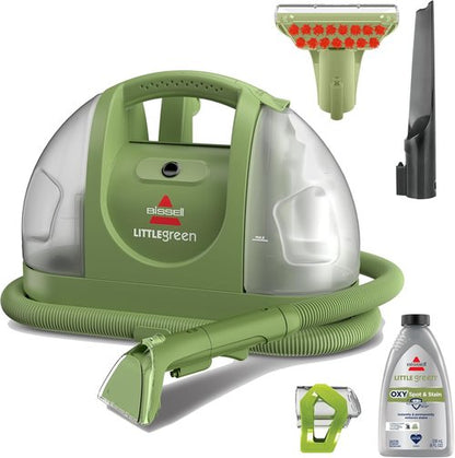 BISSELL Little Green Portable Carpet Cleaner - Multi-Purpose Upholstery & Auto Detailer, Green, 1400B