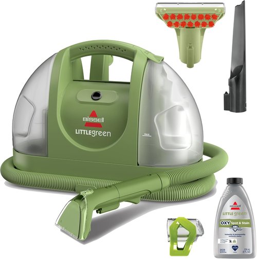 BISSELL Little Green Portable Carpet Cleaner - Multi-Purpose Upholstery & Auto Detailer, Green, 1400B