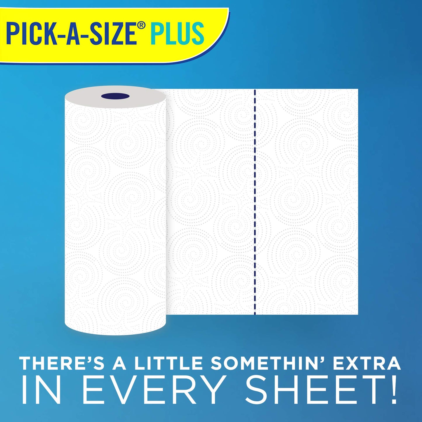 Sparkle Pick-A-Size Plus Paper Towels, 3 Rolls = 6 Regular Rolls, (6 packs With 3 Rolls Each), Everyday Value Paper Towel With Full And Half Sheets
