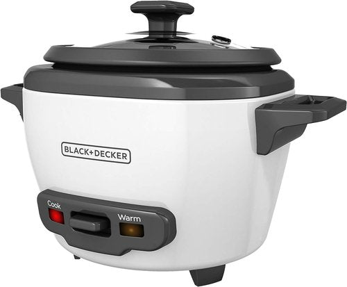 BLACK+DECKER 16-Cup Rice Cooker - Perfect for 8-Cup Uncooked Rice & 3-Cup Cooking Bundle