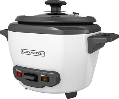 BLACK+DECKER 16-Cup Rice Cooker - Perfect for 8-Cup Uncooked Rice & 3-Cup Cooking Bundle