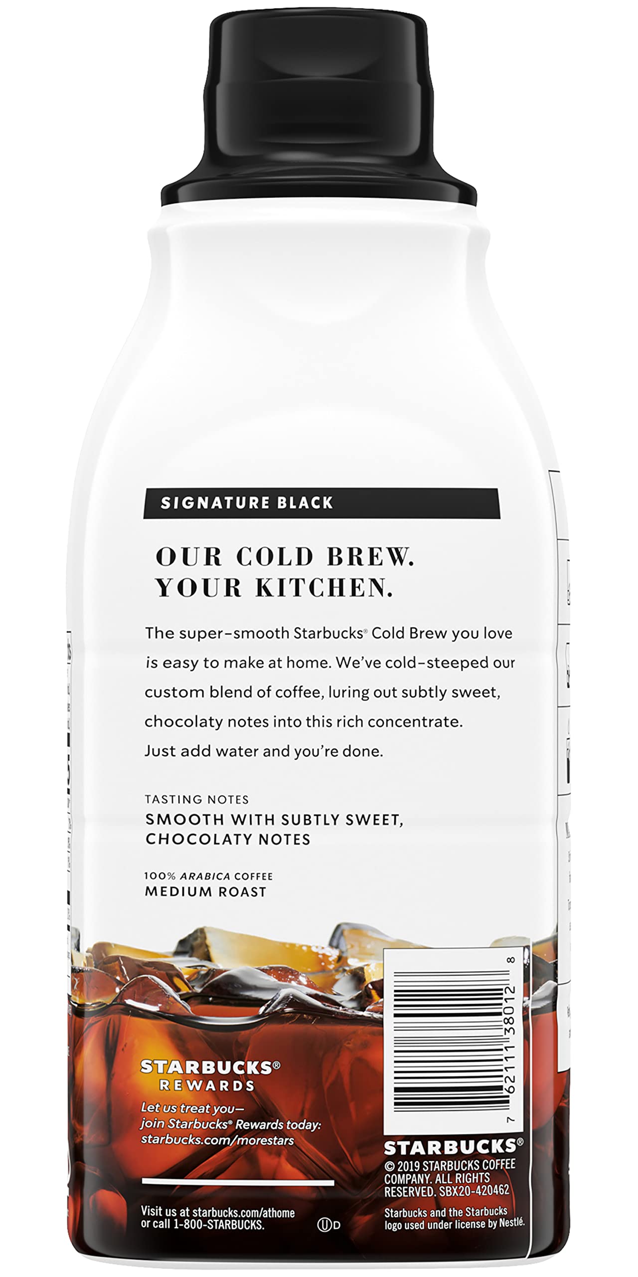 Starbucks Coffee Cold Brew Concentrate 2 Bottles Of 32 Fl Oz Net Wt 64 Fl Oz,, ()