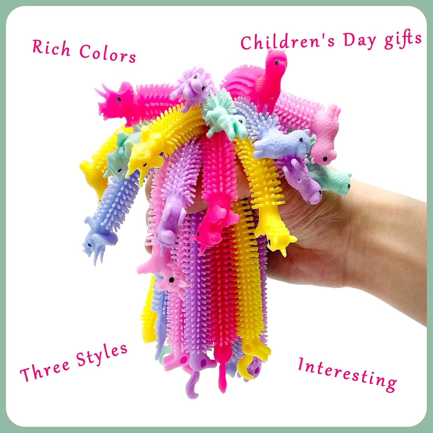 YZXODN Stretchy Fidget Strings - 30 Pack Sensory Toys for Stress Relief | Perfect for Kids & Adults