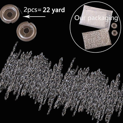 50 Pcs Clear Acrylic Icicle Ornaments Set for Christmas Tree Decoration - 5.25 in