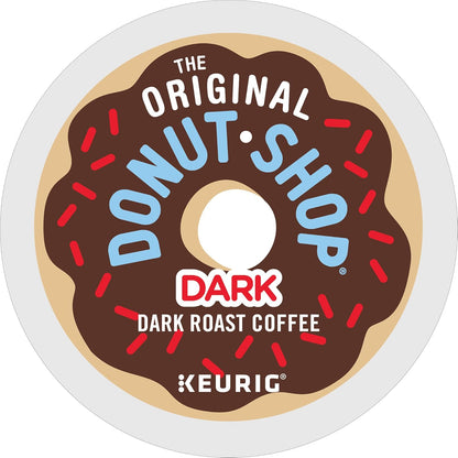 Original Donut Shop Dark Roast Coffee K-Cup Pods - 60 Count (6 Packs of 10) | Single-Serve Convenience