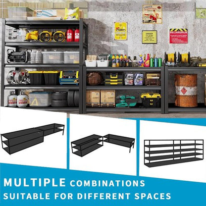 Garage Storage Shelves - 5-Tier Adjustable System for Basement, Pantry & Kitchen | 72''H x 36''W x 16''D