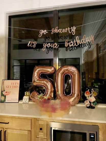 Regine Switzerland 40-Inch Rose Gold Number 15 Balloon - Perfect for 15th Birthday Celebrations & Photo Props