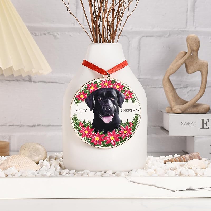 Variation of THIS listing: Black Labrador Christmas Ornament – 3D Metal Lab Dog Ornament