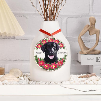 Variation of THIS listing: Black Labrador Christmas Ornament – 3D Metal Lab Dog Ornament