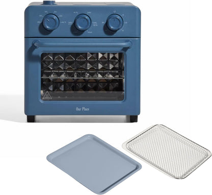 Our Place Wonder Oven - 6-in-1 Air Fryer Toaster Oven with Steam Infusion | Non-Toxic, PFAS-Free | Blue Salt