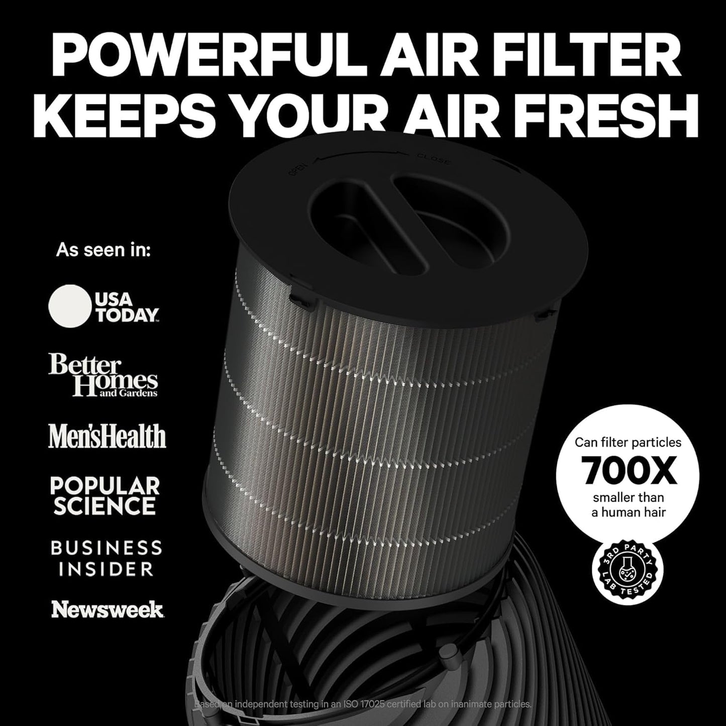 PuroAir 130 HEPA Air Purifiers for Home Pets - Covers Up To 600 Sq Ft - Filters Up To 99.9% of Pollutants, Smoke, Pollen, Dust - Quiet HEPA Air Filter - Air Purifiers for Bedroom