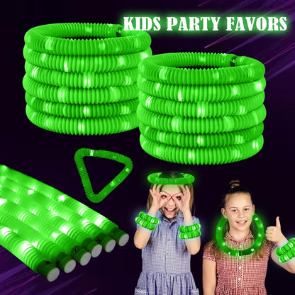 Skiennix Glow Sticks - 6PCS Glow in The Dark Party Favors for Kids & Adults | Perfect for Festivals & Raves