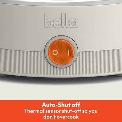 Bella Electric Egg Cooker - 7 Egg Capacity for Poached, Scrambled, Hard & Soft Boiled Eggs | Auto Shutoff, 360 Watt